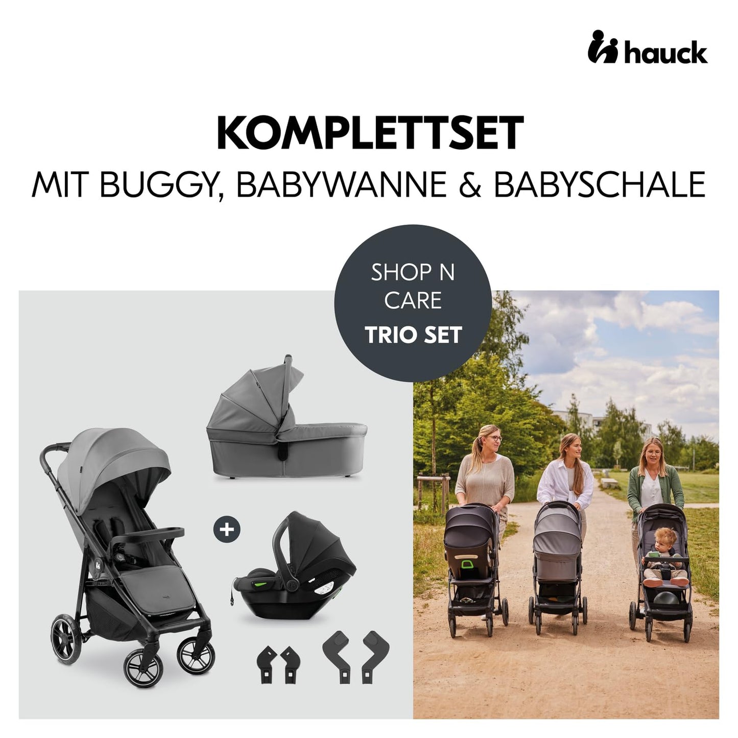 hauck 3in1 Kinderwagen Set Shop N Care Trio Set