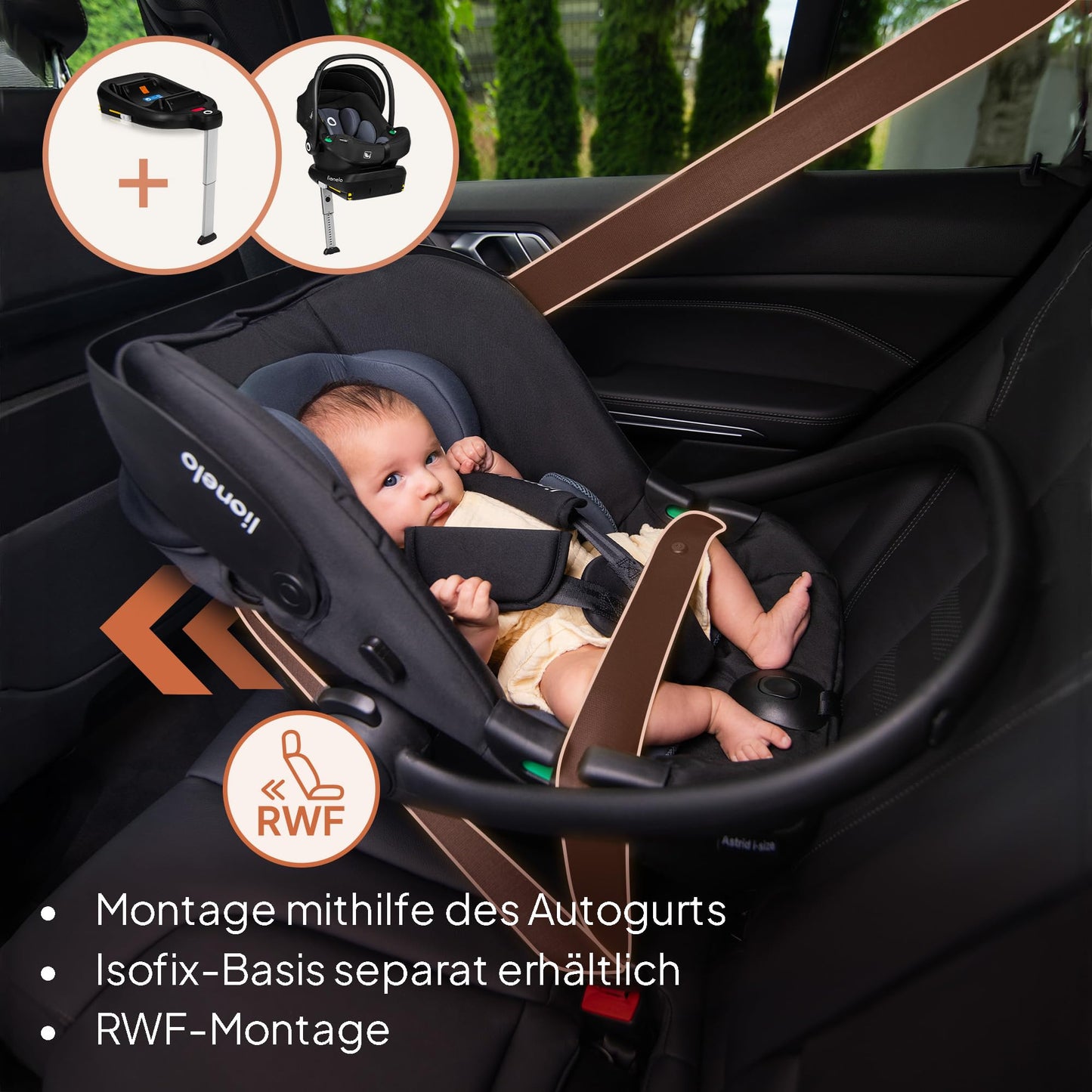 LIONELO ASTRID i-Size Baby Autositz
