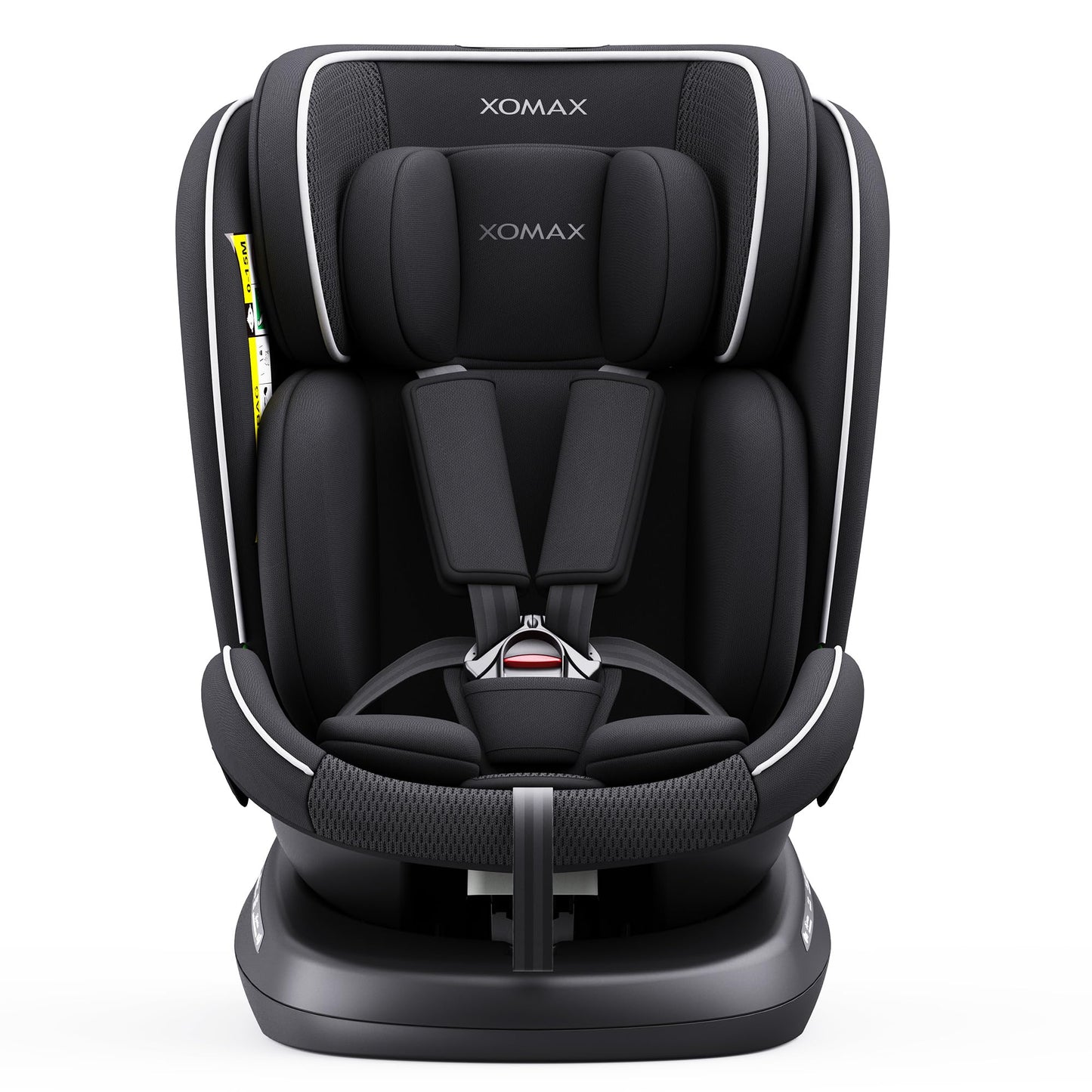 XOMAX 946i Kindersitz drehbar 360° mit ISOFIX, Liegefunktion I mitwachsend I 0-36 kg, 0-12 Jahre, Gruppe 0/1/2/3 I 5-Punkt-Gurt und 3-Punkt-Gurt I Bezug abnehmbar, waschbar I ECE R129