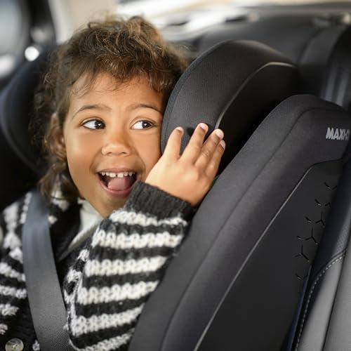 Maxi-Cosi RodiFix S i-Size Kindersitz, 100–150 cm, 3,5–12 Jahre, Autositz Kinder, 3 Liegepositionen, Verstellbare Höhe/Breite, G-CELL Side Impact Protection, AirProtect, Tonal Graphite