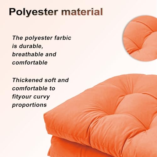 Outdoor-Stuhlkissen, 48,3x48,3 cm, U-förmig, wasserdicht, 2 Stück.