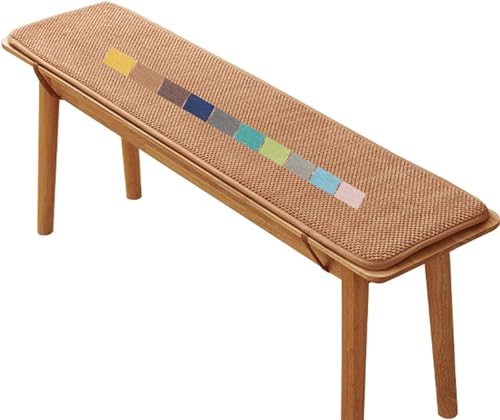 Outdoor Stuhlkissen, Khaki, 120x55 cm, für Gartenschaukel & Bank.