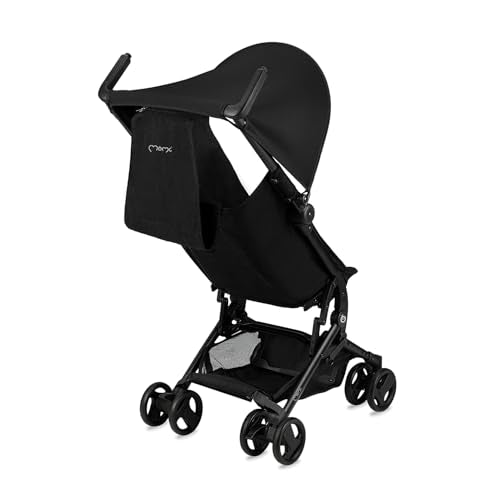 MoMi GRACE leichter Kinderwagen ab 6 Monaten kompakt Buggy mit einem Rucksack zum Tragen passt als Handgepäck faltbarer Reisebuggy 5-Punkt-Gurt