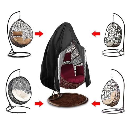 Wasserdichtes Gartenmöbel-Abdeckungs-Set, Anti-UV, winddicht, mit Reißverschluss.