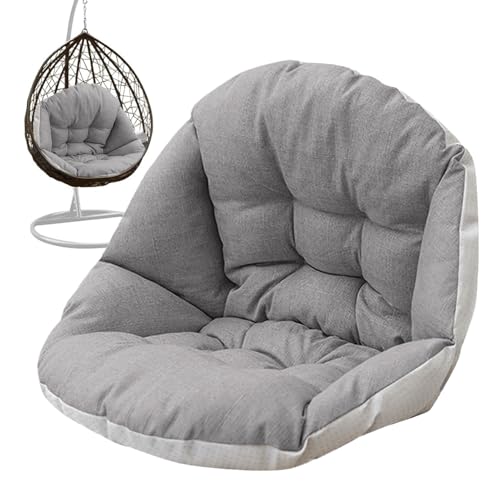 Teksome Eiersessel Kissen, rutschfest, für Outdoor-Schaukel, Sitz- und Rückenpolster.