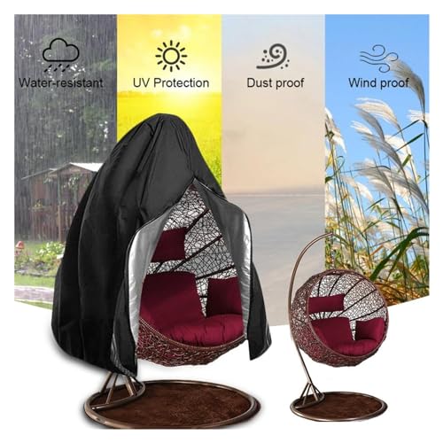 Wasserdichtes Gartenmöbel-Abdeckungs-Set, Anti-UV, winddicht, mit Reißverschluss.