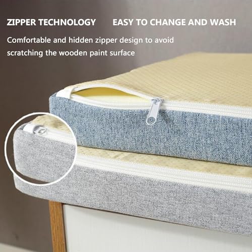 Outdoor-Bankkissen, 140x40 cm, rutschfest, waschbar, Burgunderrot, 45D-Schaumstoff.