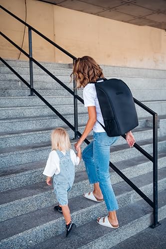 MoMi GRACE leichter Kinderwagen ab 6 Monaten kompakt Buggy mit einem Rucksack zum Tragen passt als Handgepäck faltbarer Reisebuggy 5-Punkt-Gurt