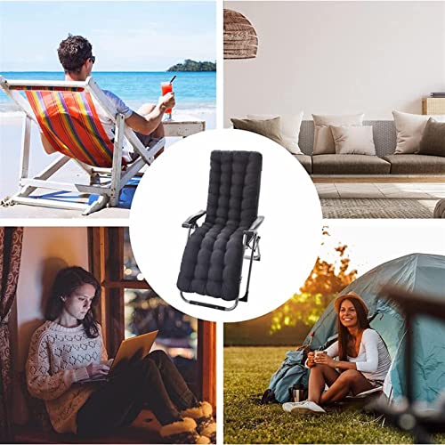 Langes, weiches, rutschfestes Strandkorbkissen.