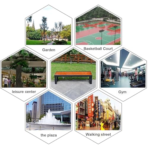 Balkonbank aus Kiefernholz, 120 cm, mit Gusseisengestell, wetterfest.