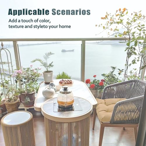 Outdoor-Bankkissen 180x35 cm, 5 cm dick, Schaumstoff für Schaukelstuhl, Dunkelgrau