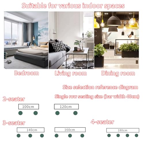 Moderner Bartisch aus Teakholz, 140x30x100 cm, für Innen- und Außenbereich.