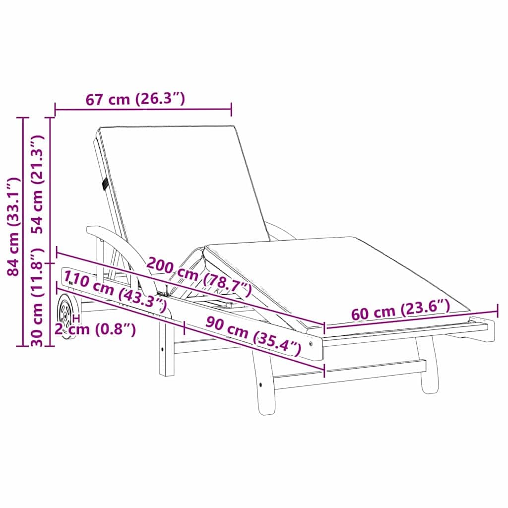 Outdoor U-förmiges Stuhlkissen, wasserdicht, 48,3x48,3 cm, 2 Stück für Garten und Terrasse