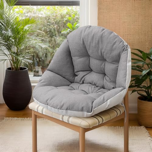 Teksome Eiersessel Kissen, rutschfest, für Outdoor-Schaukel, Sitz- und Rückenpolster.