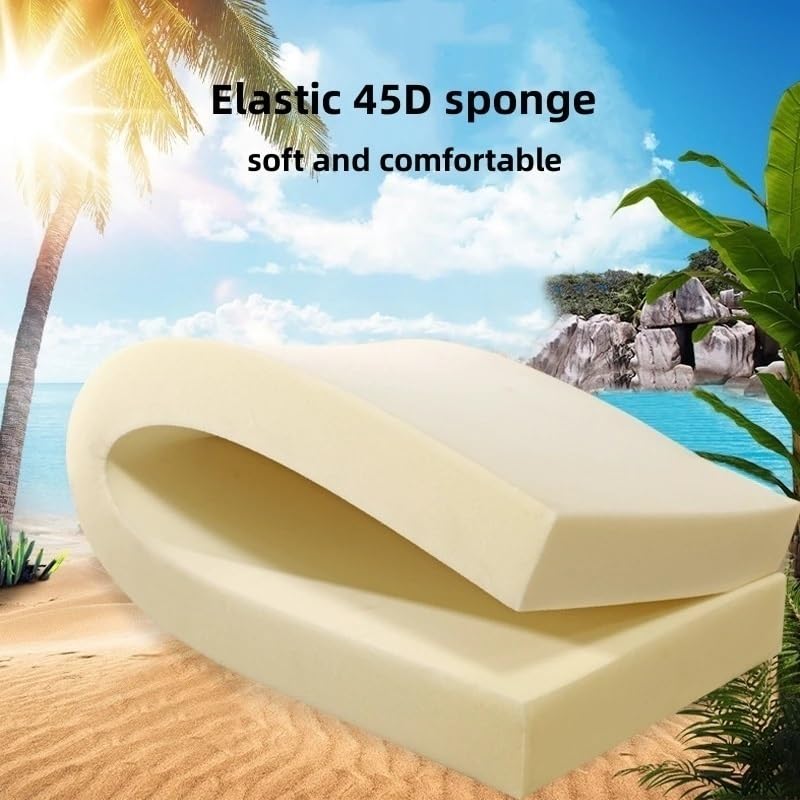 Outdoor-Bankkissen, 140x40 cm, rutschfest, waschbar, Burgunderrot, 45D-Schaumstoff.