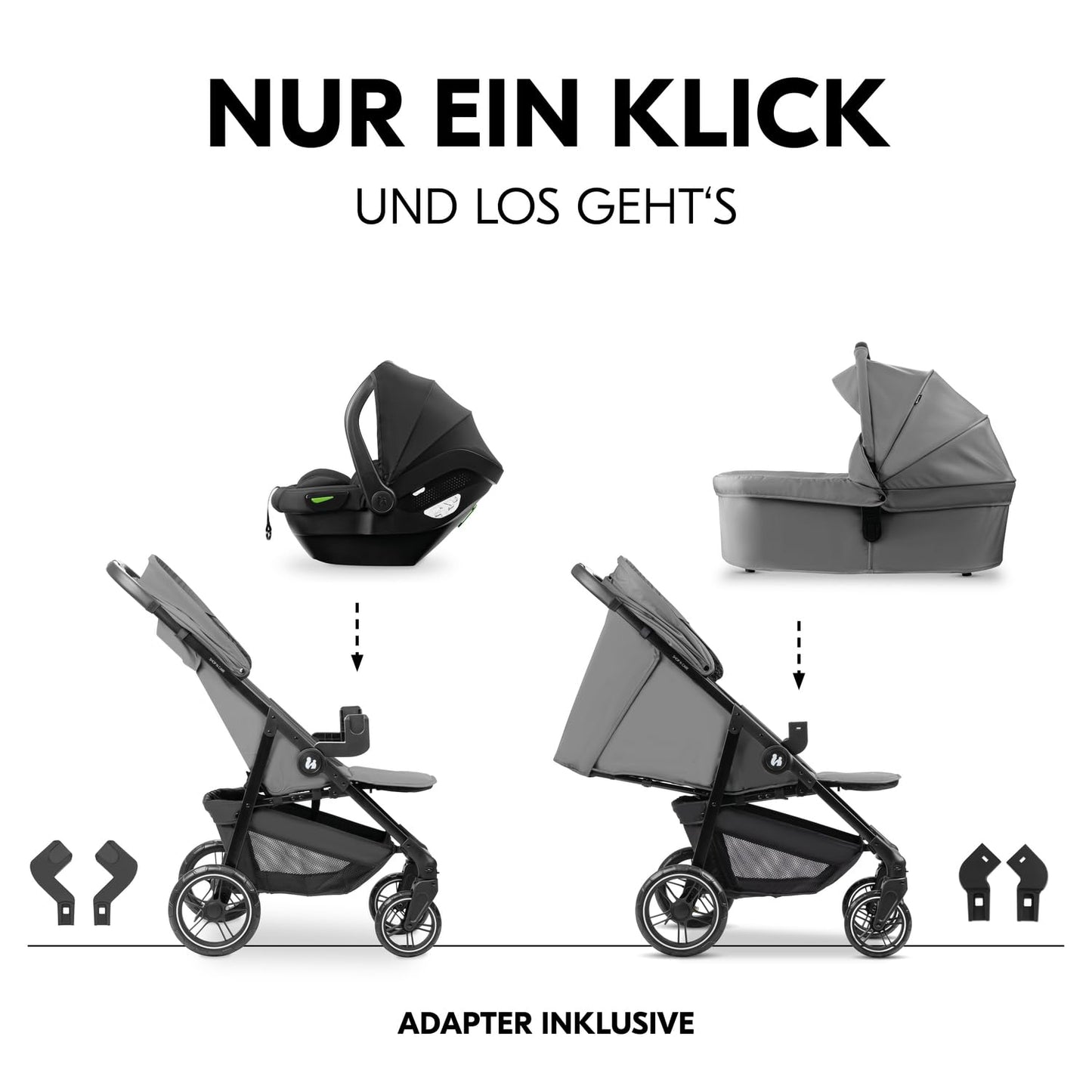 hauck 3in1 Kinderwagen Set Shop N Care Trio Set