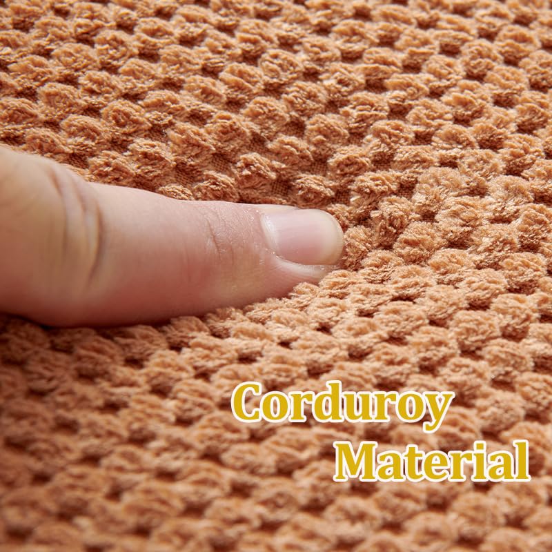 Outdoor-Bankkissen 150x40x5 cm, waschbar, rutschfest, Hellbraun