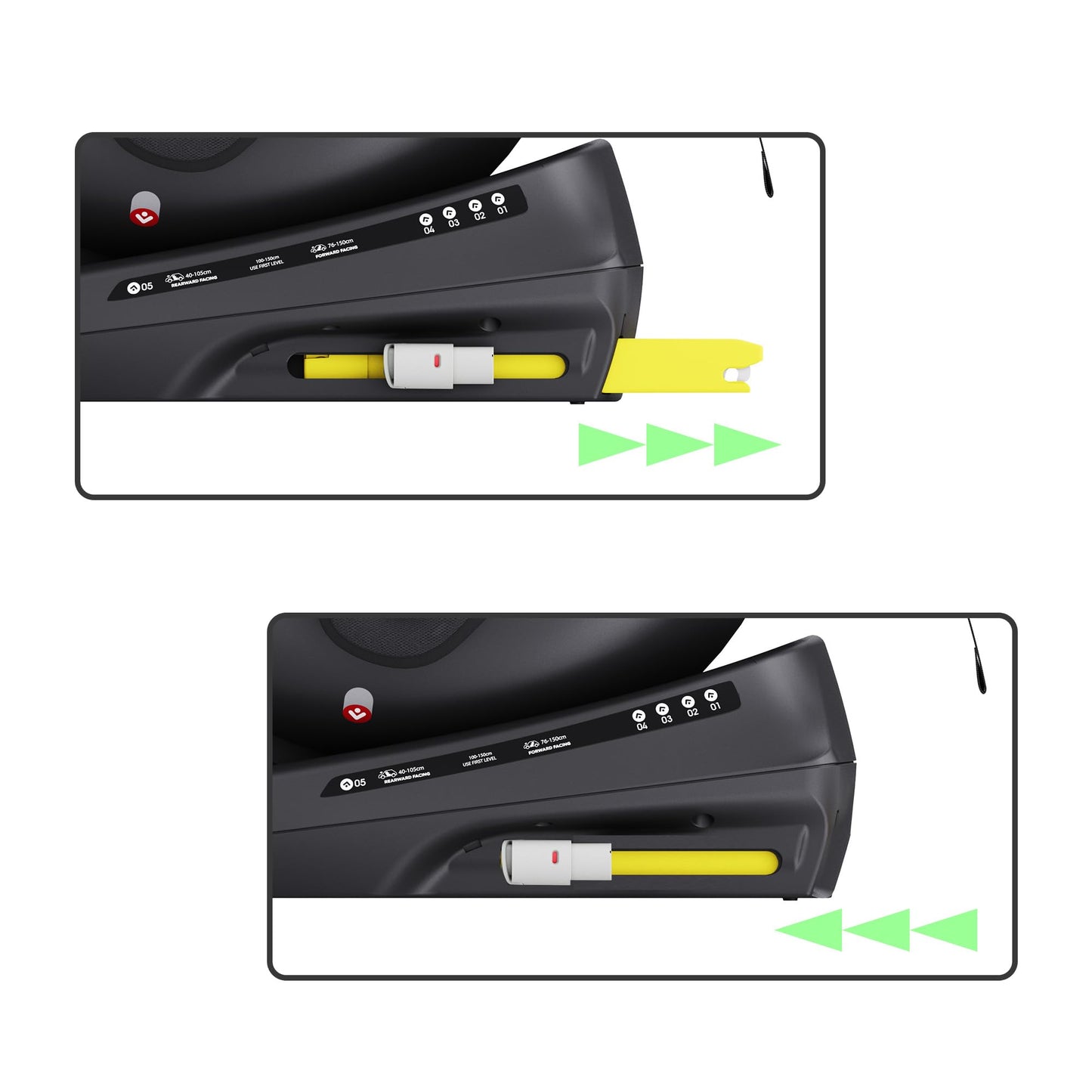 XOMAX 946i Kindersitz drehbar 360° mit ISOFIX, Liegefunktion I mitwachsend I 0-36 kg, 0-12 Jahre, Gruppe 0/1/2/3 I 5-Punkt-Gurt und 3-Punkt-Gurt I Bezug abnehmbar, waschbar I ECE R129