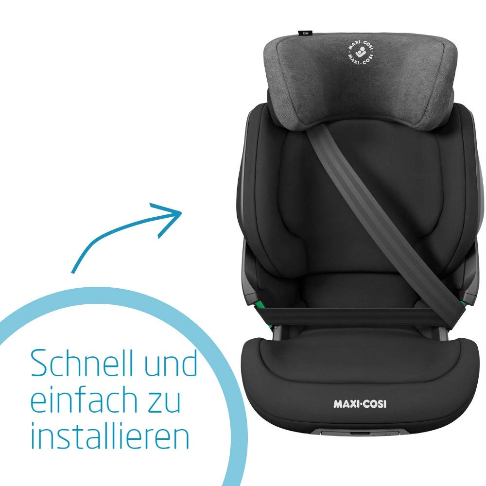 Basierend auf deiner Anweisung, dir immer nur Option 1 zu geben, hier der optimierte Titel, den du direkt kopieren kannst.  `Maxi-Cosi Kore i-Size Kindersitz mit ISOFIX | 100-150cm, Authentic Black