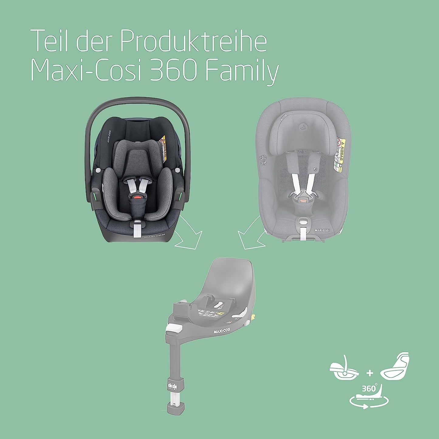 Maxi-Cosi Pebble 360 i-Size Babyschale
