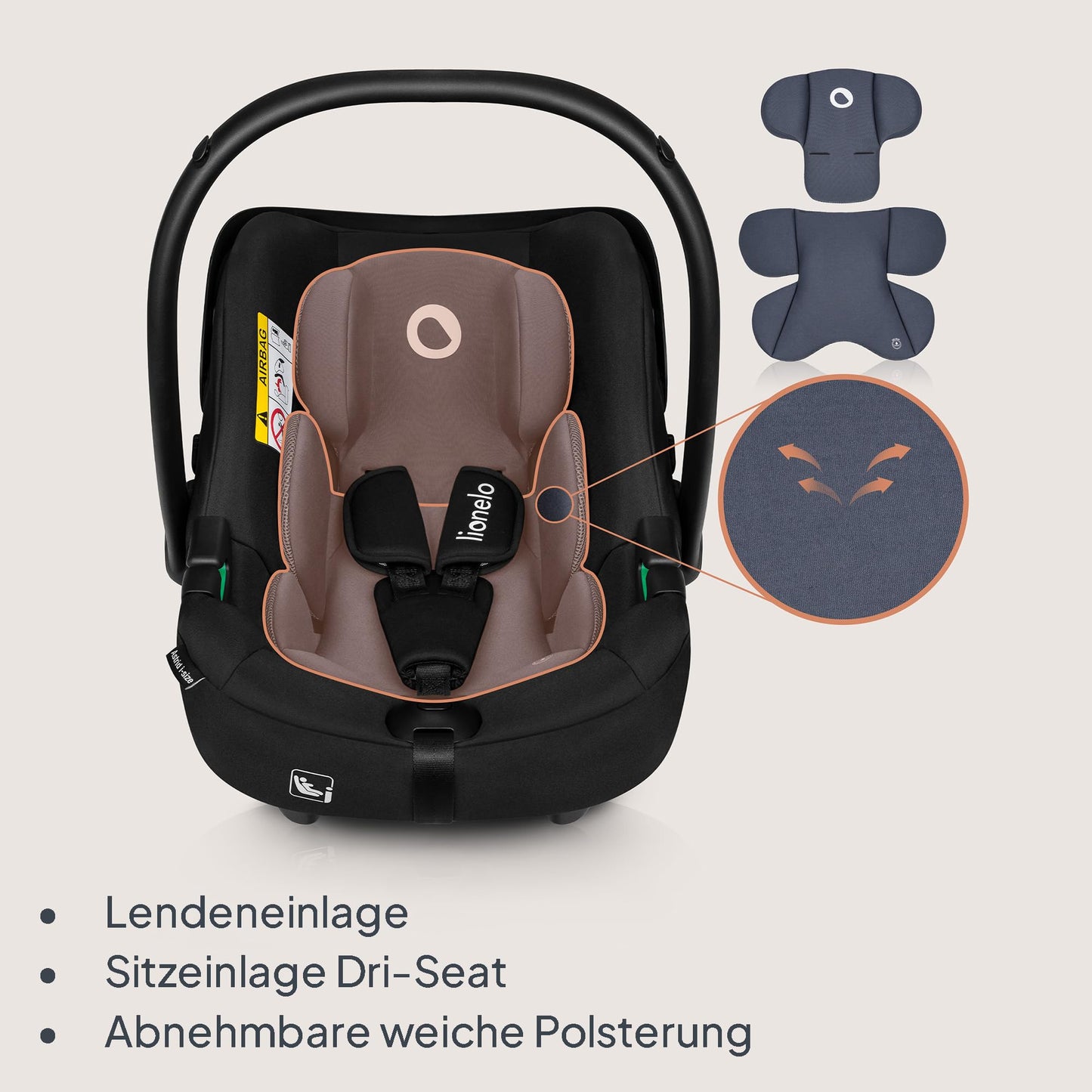 LIONELO ASTRID i-Size Baby Autositz