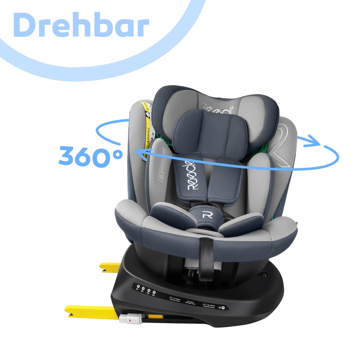 Reecle 360 Drehbar i-Size Kindersitz