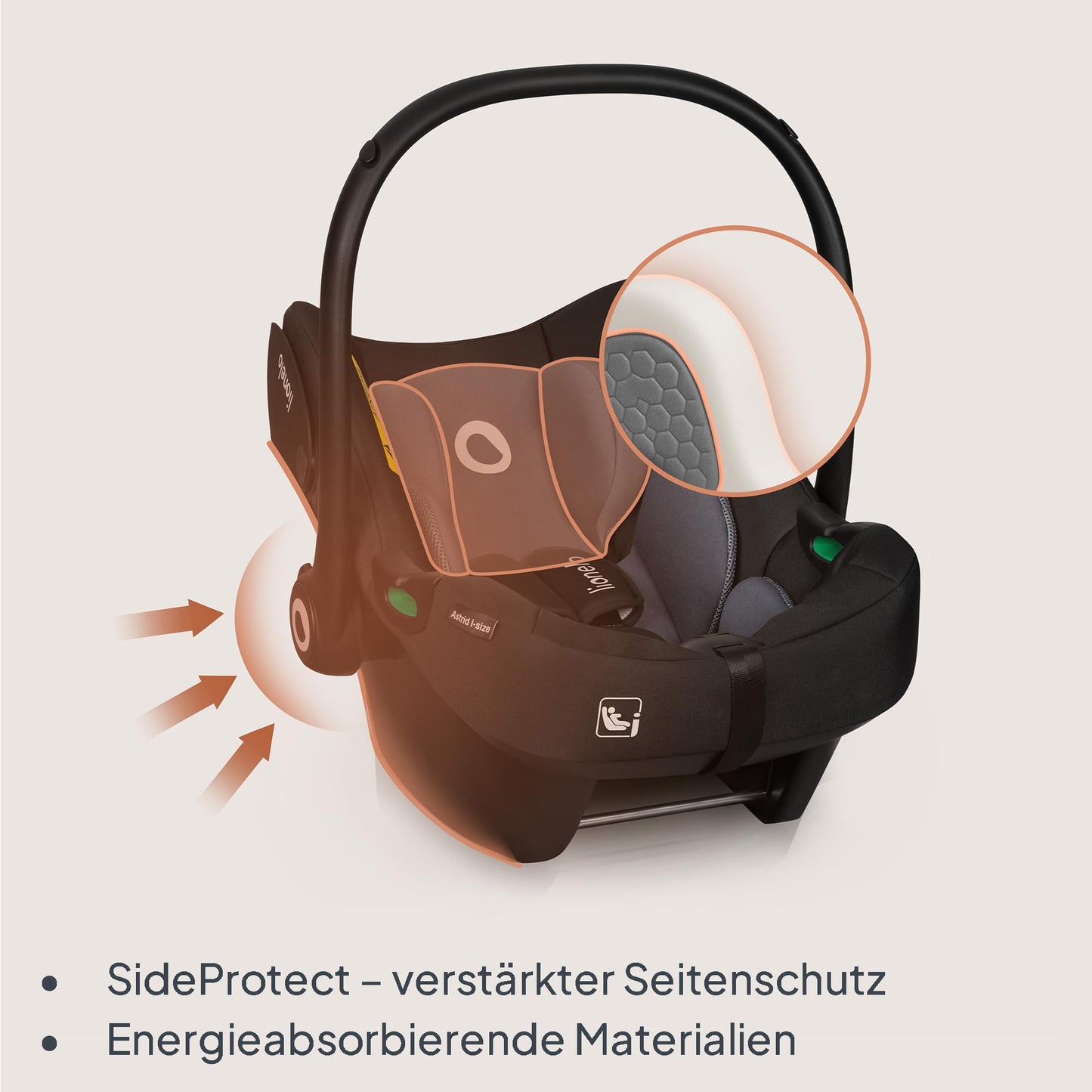 LIONELO ASTRID i-Size Baby Autositz