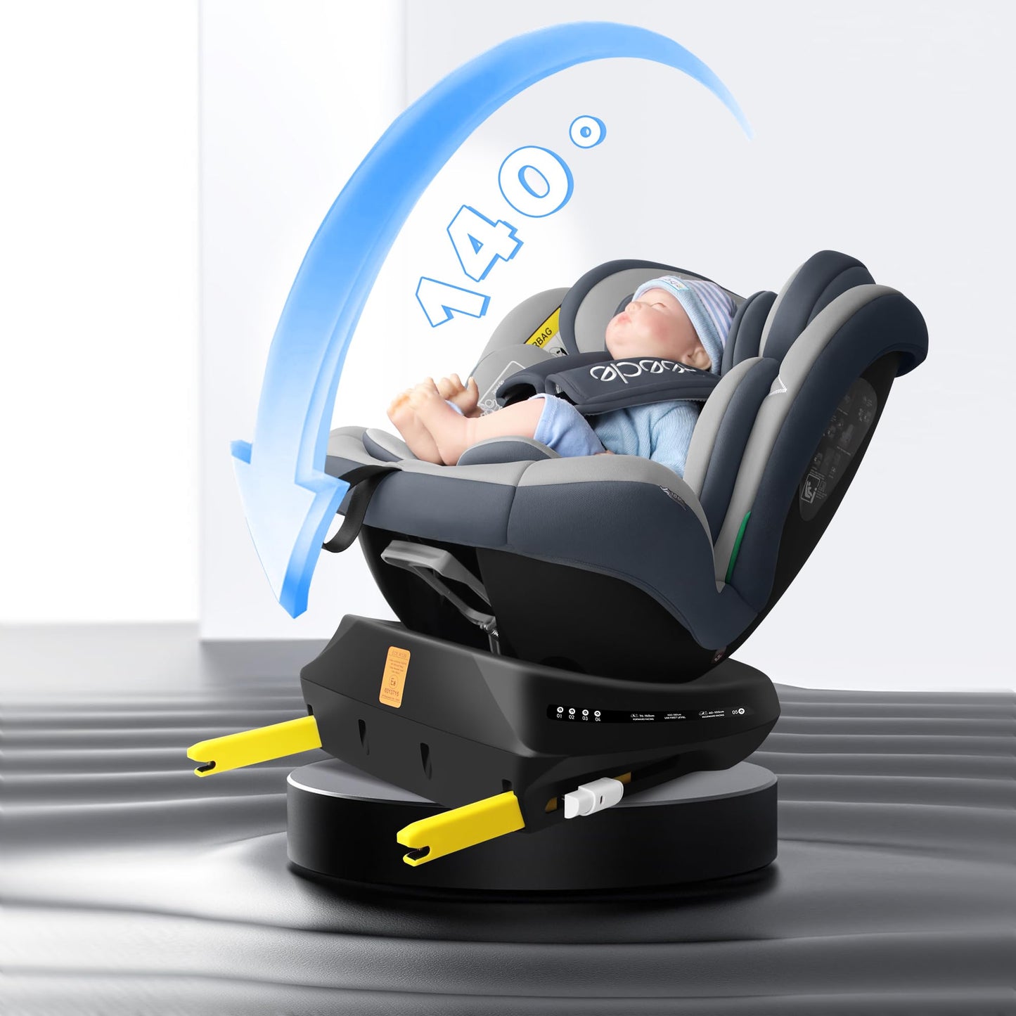 Reecle 360 Drehbar i-Size Kindersitz