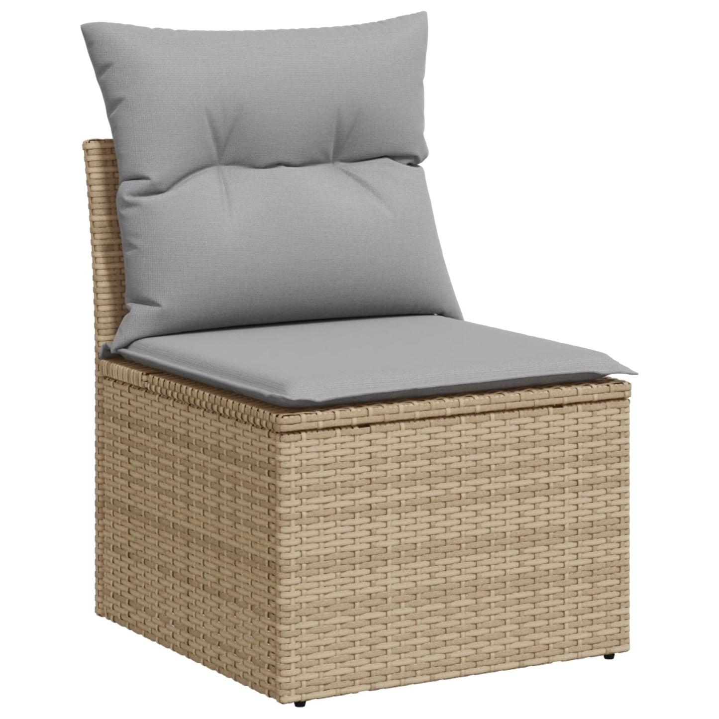vidaXL 6-teiliges Garten-Sofa-Set, Beige, Poly-Rattan, wasserabweisend.vidaXL 6-teiliges Garten-Sofa-Set, Beige, Poly-Rattan, wasserabweisend.
