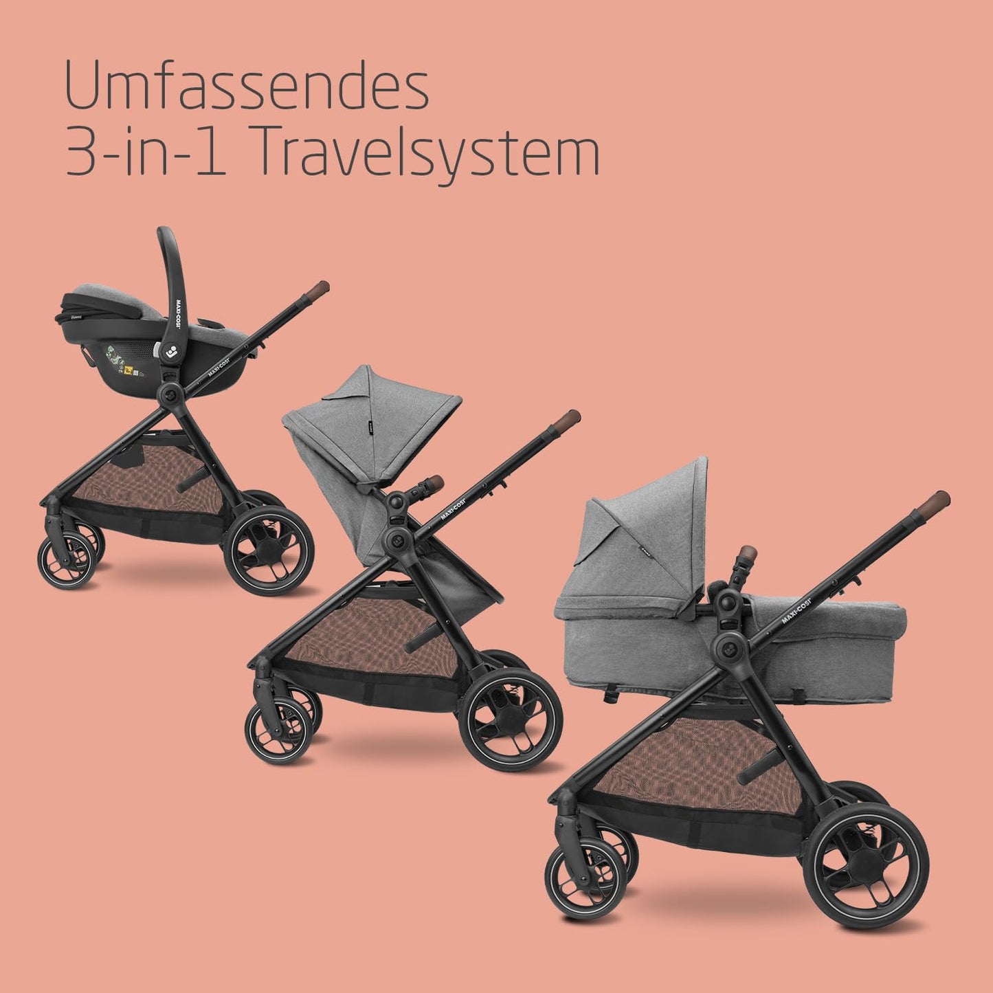 Maxi-Cosi Zelia S Trio Kinderwagen 3 in 1
