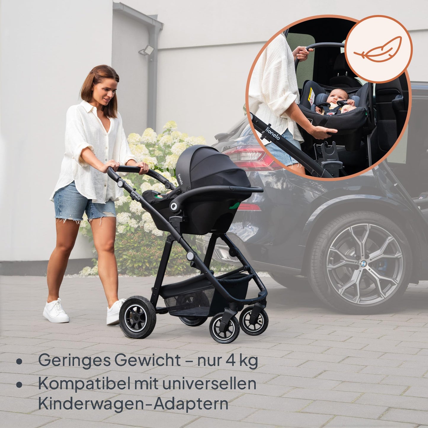 LIONELO ASTRID i-Size Baby Autositz