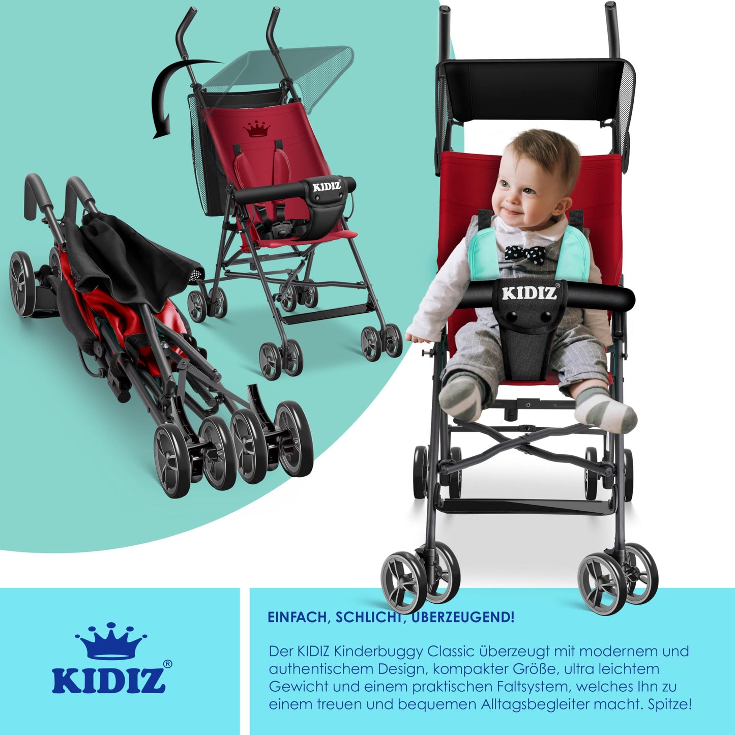 KIDIZ® Kinderwagen CITY Buggy
