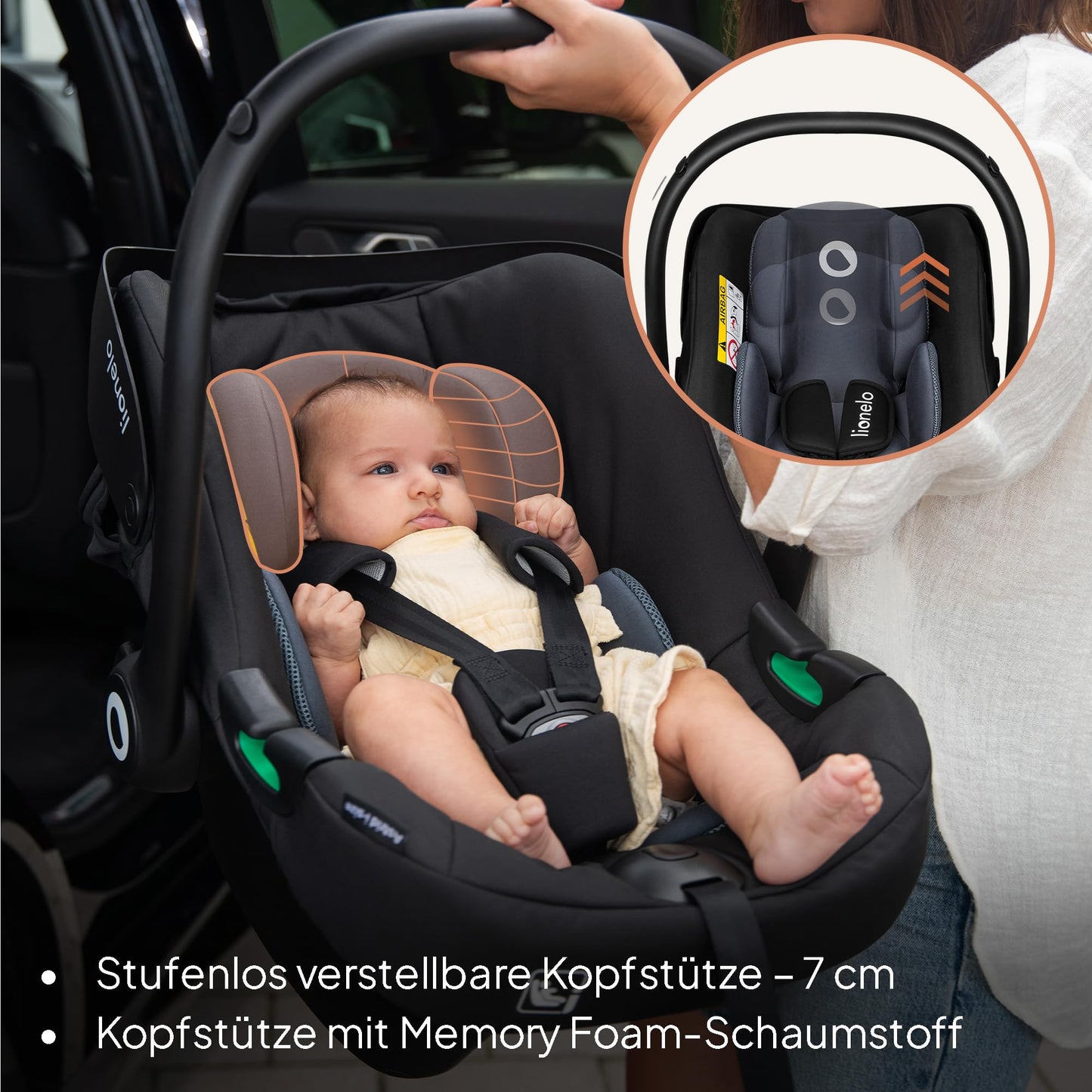 LIONELO ASTRID i-Size Baby Autositz