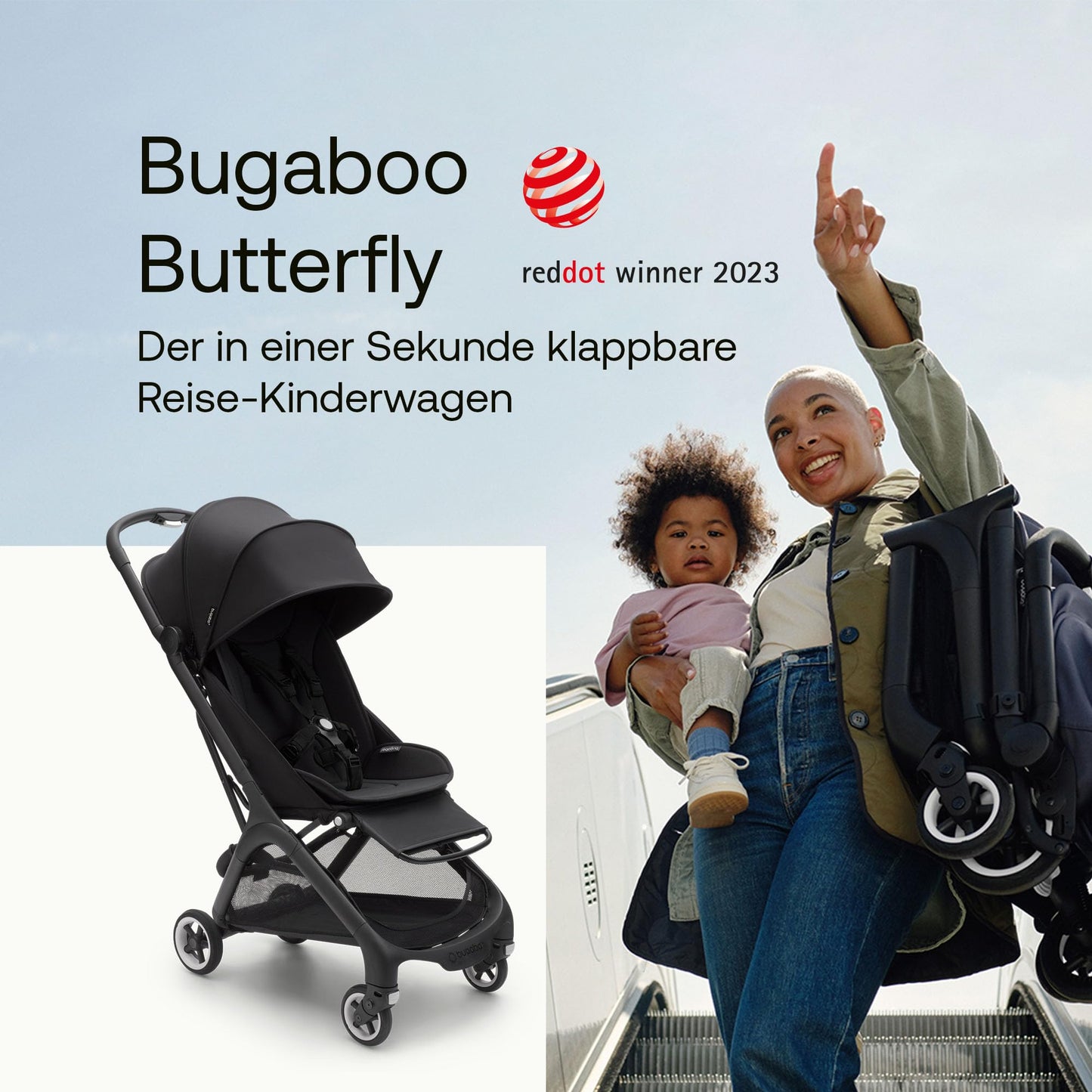Bugaboo Butterfly ultrakompakter Reise-Kinderwagen