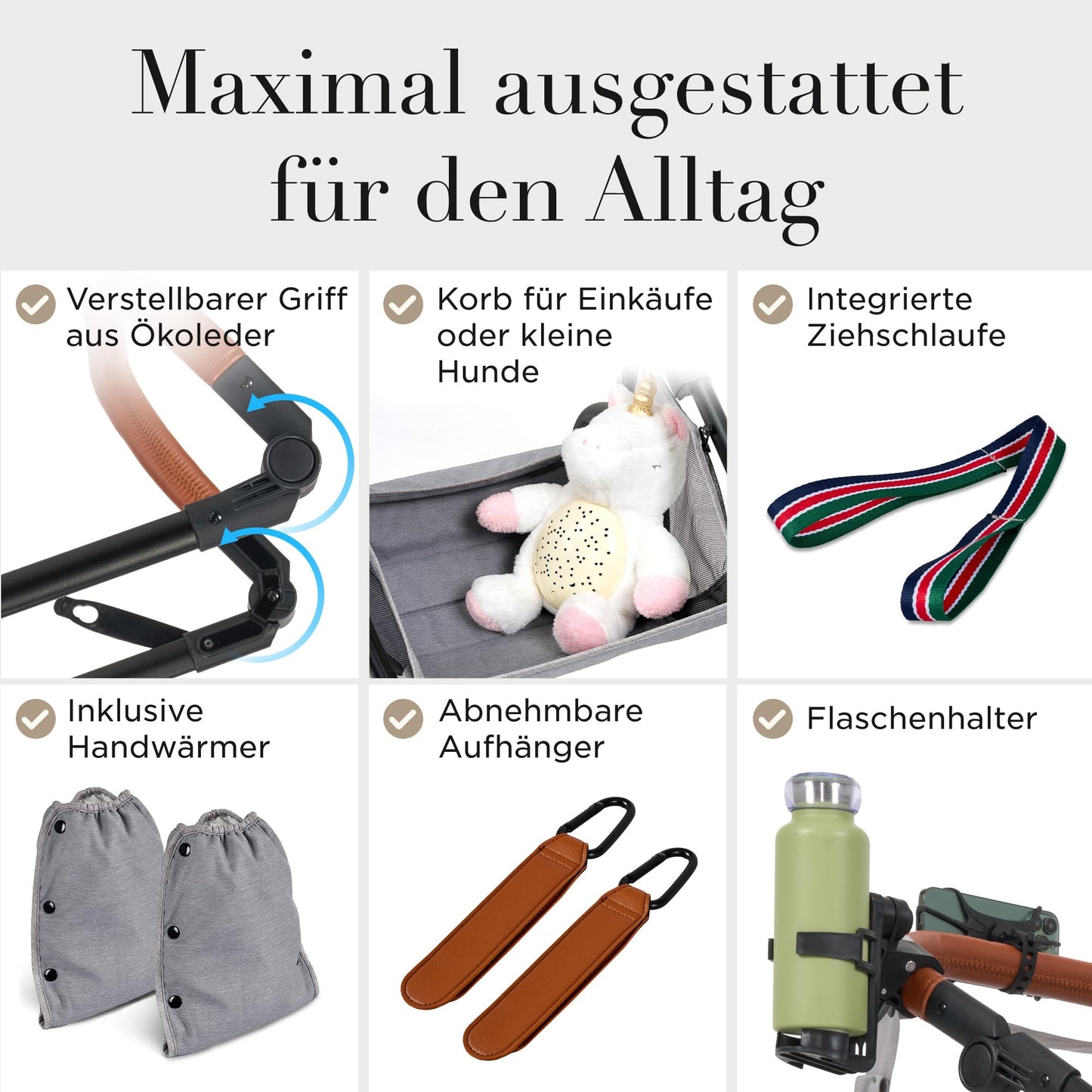 Kinderwagen 3 in 1 mit Babyschale