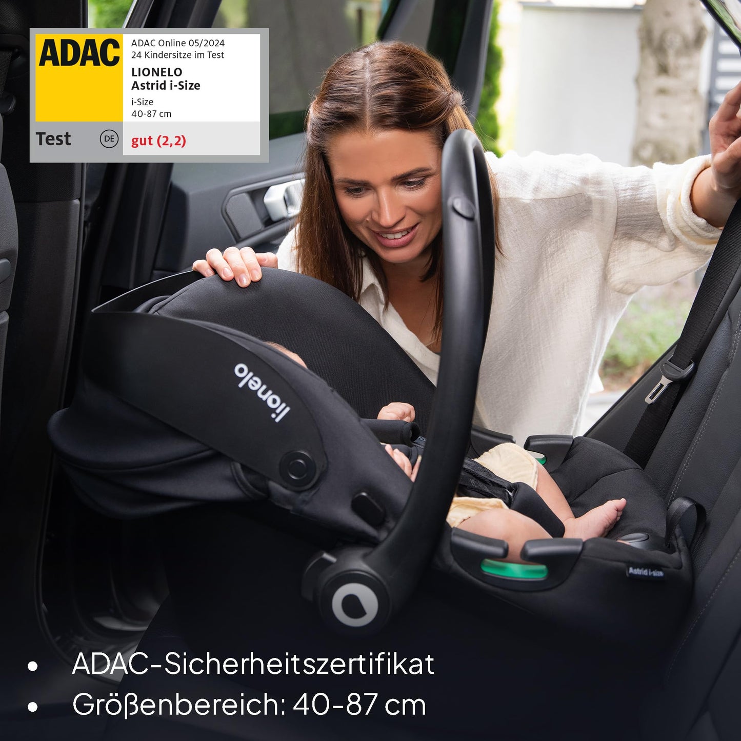 LIONELO ASTRID i-Size Baby Autositz